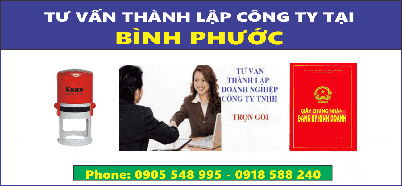 Dịch vụ l&agrave;m giấy ph&eacute;p đăng k&yacute; kinh doanh tại B&igrave;nh Phước
