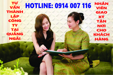 Dịch vụ l&agrave;m giấy ph&eacute;p đăng k&yacute; kinh doanh tại Quảng Ng&atilde;i
