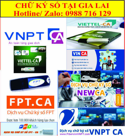 Dịch Vụ Chữ K&yacute; Số Tại Gia Lai